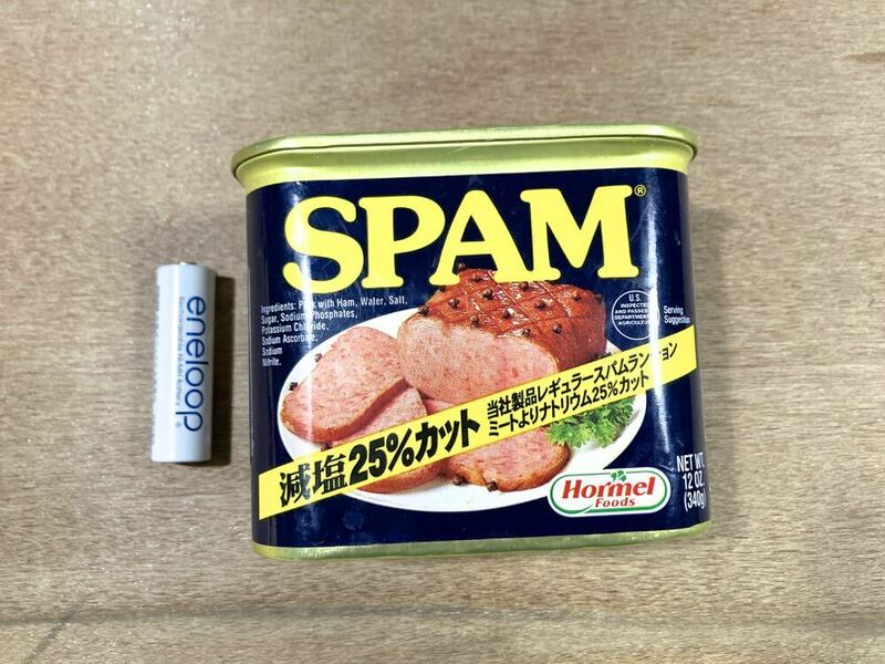 古い缶詰　スパム　SPAM　未開封　古い　缶詰