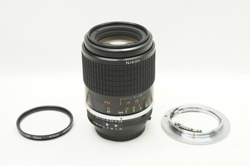 【適格請求書発行】Nikon ニコン Ai-S Micro Nikkor 105mm F2.8 マクロレンズ【アルプスカメラ】240210j
