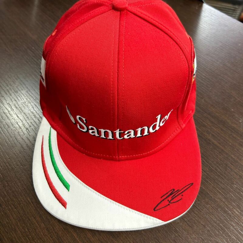 PUMA プーマ F1 スクーデリア フェラーリ レーシングチーム キャップ/帽子 Santander 赤 ワンサイズ（56から58）