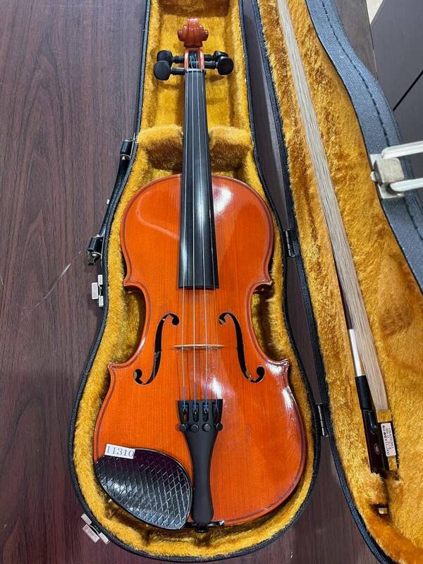 バイオリン【楽器店出品】 ドイツ製 Fritz Otto Kaiser Nr.89 1976年製 3/4 完全整備済　高音質！ 新品弓が付属でお得に！