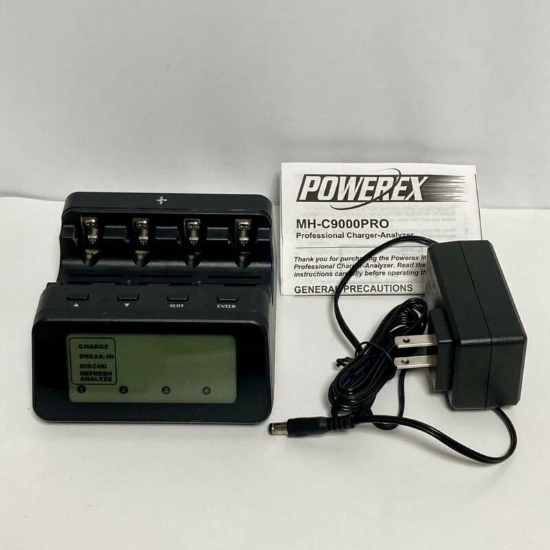 Powerex MH-C9000PRO プロフェッショナル充電器　アナライザー　通電確認済み　現状品