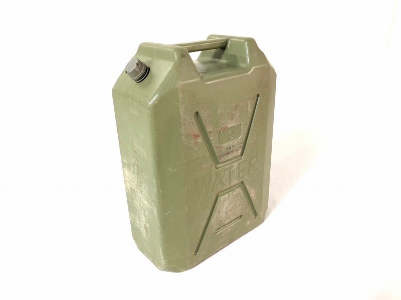 【米軍放出品】ウォータータンク NEREID ポリタンク ジェリカン 5GAL 20L グリーン キャンプ アウトドア (120) ☆BB22MK-W#24