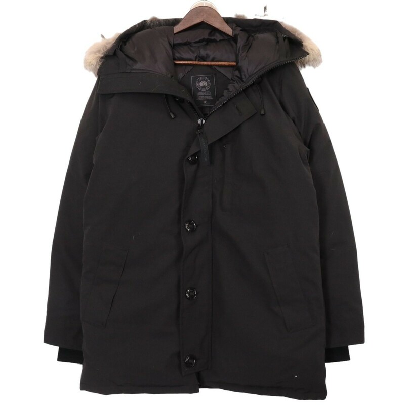 CANADA GOOSE BLACK LABEL / CHATEAU PARKA カナダグース ブラックレーベル シャトー パーカ コヨーテファー ダウンジャケット 表記サイズL