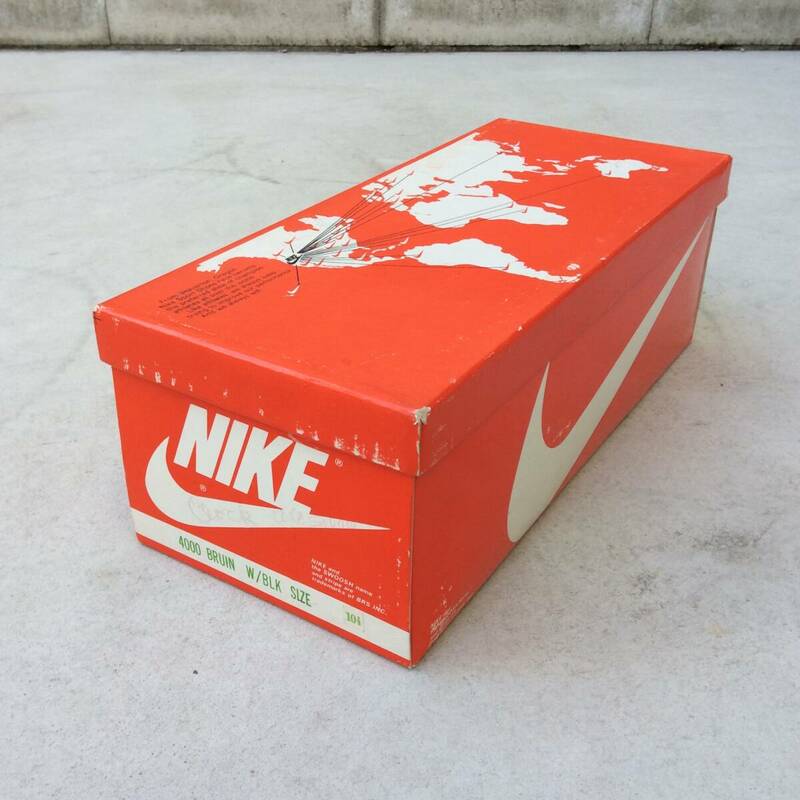 1980's Vintage Nike Shoe Box【empty】 / BRUIN（1980年代 ヴィンテージ Nike 空靴箱）