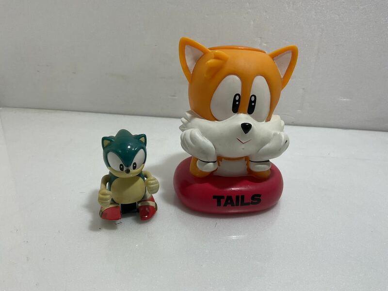 当時物 1997年製 SEGA SONIC ソニック TAILS テイルス　貯金箱 他ソニック チョロQ ザ ヘッジホッグ セガ　現状品