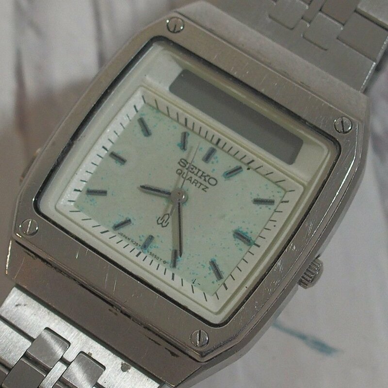 f002 Z1 1 セイコー SEIKO デジアナ 純正ベルト H357-5030 男性用 メンズ 腕時計 ジャンク