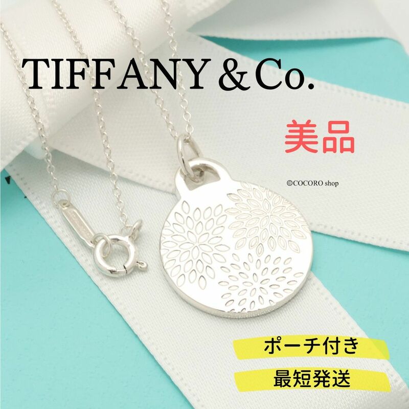 【美品】ティファニー TIFFANY＆Co. GO WOMEN スプレーマム 2018 マラソン 記念 ネックレス AG925