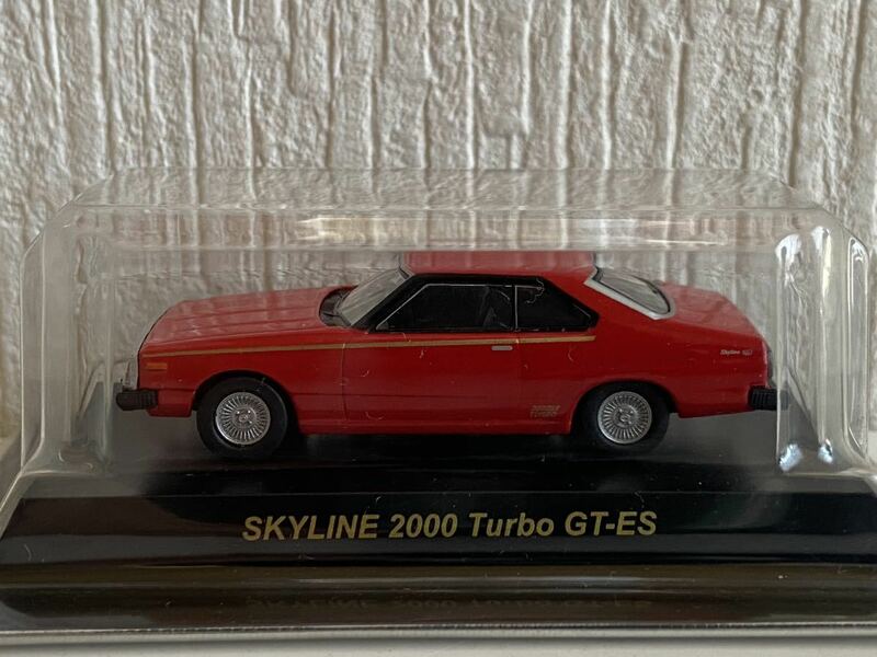 京商 1/64 日産 スカイライン 2000 ターボ GT-ES レッド KYOSHO NISSAN SKYLINE TURBO