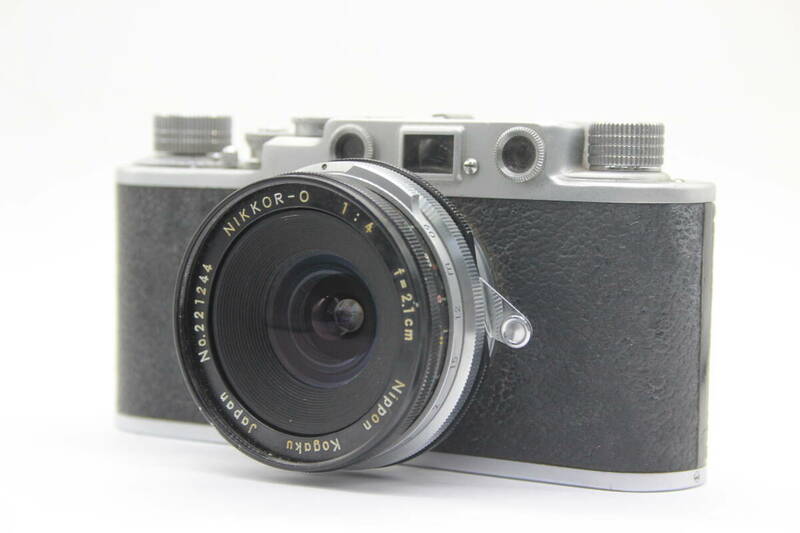 【訳あり品】 Tanaka Tanacte Type-IIIS / Nikkor-O 2.1cm F4 レンジファインダー カメラ s7146