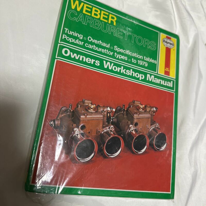 希少　ヘインズ Haynes ウェーバー WEBER キャブレーター 整備 マニュアル 整備書 to1979 workshop manual