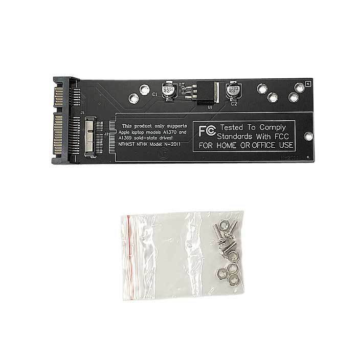 【C0105】MacBook Air SSD → SATA 22pin 変換アダプタ　MacBook Air (2010/2011) 搭載 SSD を SATA 22ピンに変換