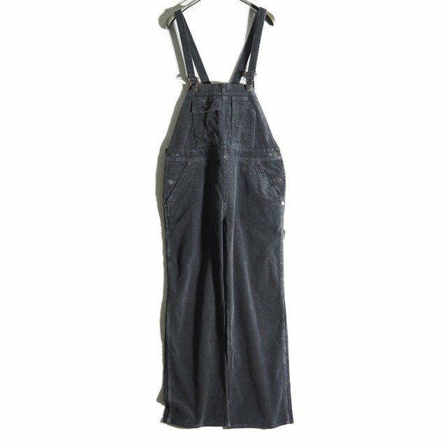 M3624f49　▼STAMMBAUM シュタンバウム × L'Appartement▼　20SS Corduroy Overall コーデュロイオーバーオール グレー S シーズンレス