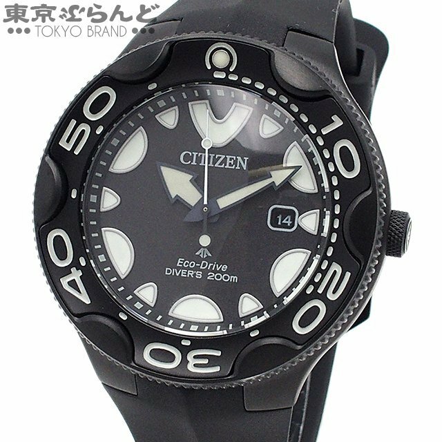 101712528 シチズン CITIZEN プロマスター オルカ BN0235-01E ブラック SS 箱・保付き 腕時計 メンズ エコドライブ シャチ 23年12月購入
