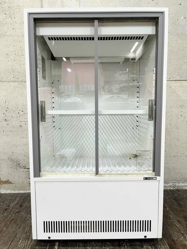 サンデン 冷蔵ショーケース VRS-68X キュービック超薄型タイプ 冷蔵庫 ショーケース 業務用品 業務用 店舗用 厨房機器 スライド扉