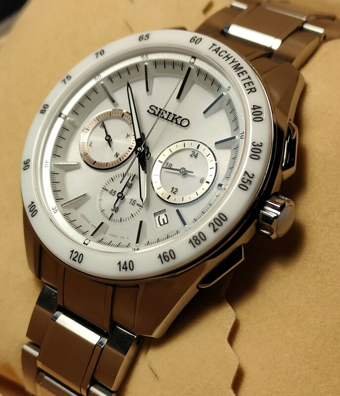 送料無料　セイコー　ブライツ　クロノグラフ　ソーラー　アナンタ　グランド　キング　Seiko Brightz chronograph　腕時計