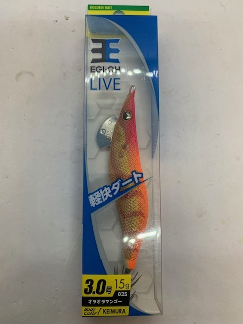 ヤマシタ　エギ王LIVE3.0　(15g)　オラオラマンゴー　新品