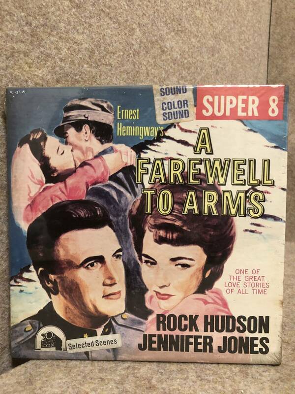 「A FAREWELL TO ARMS」(1957) ROCK HUDSON 8㎜film SUPER8（Unopened）未開封「 武器よさらば 」8ミリ フィルム 映画 洋画 現状渡し