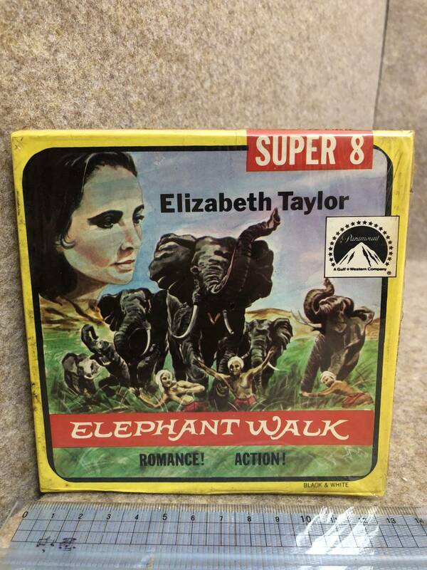 「ELEPHANT WALK」（1954）E.Taylor Paramount SUPER8 8㎜films（Unopened）未開封「巨象の道」8ミリ E・テイラー　映画 洋画 現状渡し
