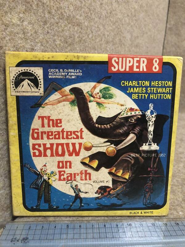 「THE GREATEST SHOW ON EARTH」(1952)Paramount SUPER8 8㎜films 未使用「地上最大のショウ」8ミリ アメリカ 映画 洋画 現状渡し