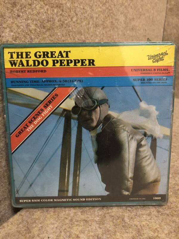 「THE GREAT WALDO PEPPER」(1975) Universal 8㎜films（Unopened）未開封「華麗なる飛行機野郎」8ミリ 映画 英語版 洋画 現状渡し
