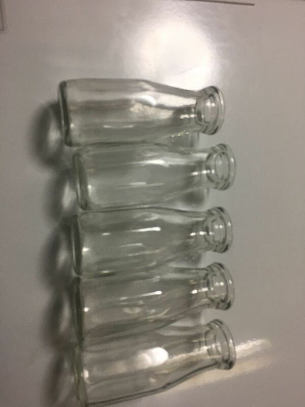 牛乳瓶　ガラス　5個