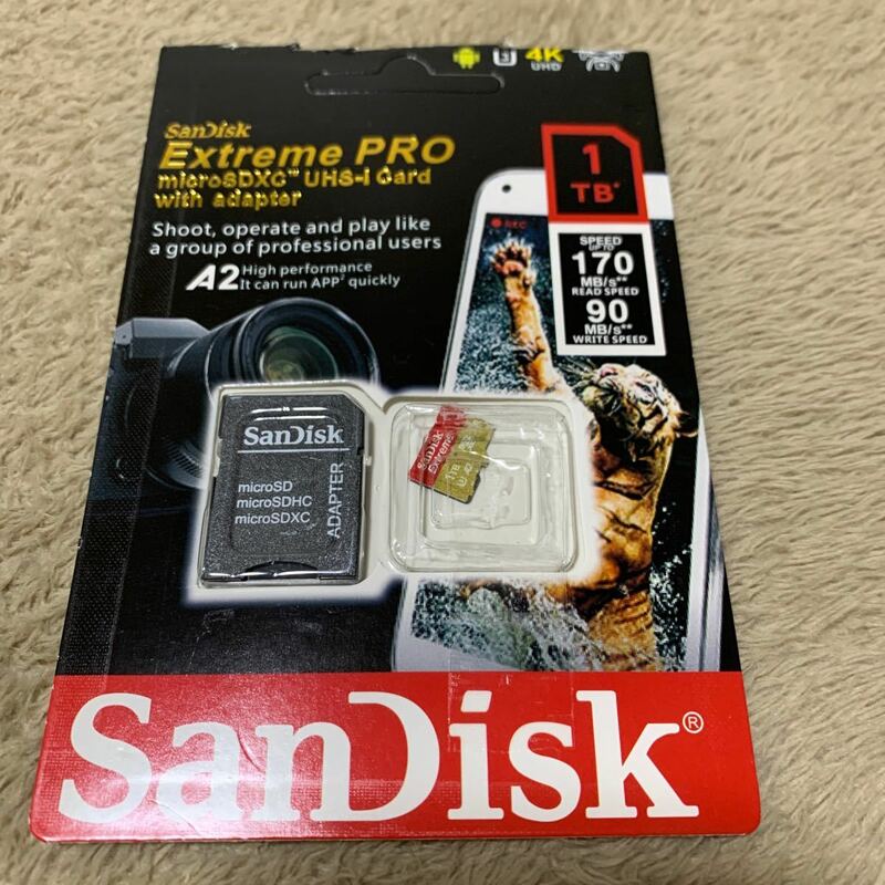 602t2228☆ SanDisk microSDXC UHS-I カード 1TB Extreme 超高速タイプ