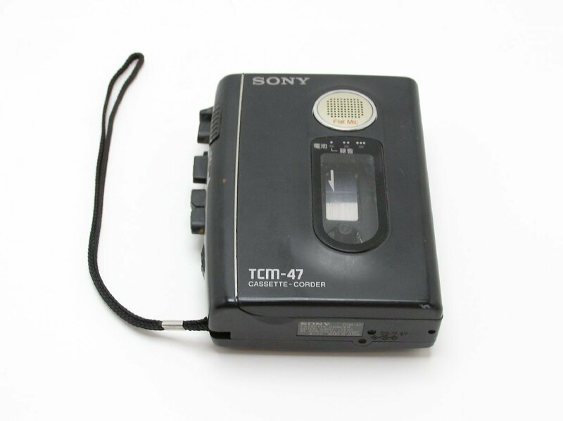 ★ハローカメラ★ 9153 Sony ソニー TCM-47 カセットレコーダー ジャンク 要修理 通電確認 1円スタート