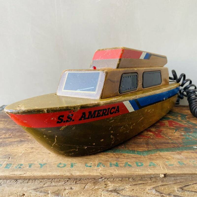 【1980s vintage】S.S.AMERICA boat telephone