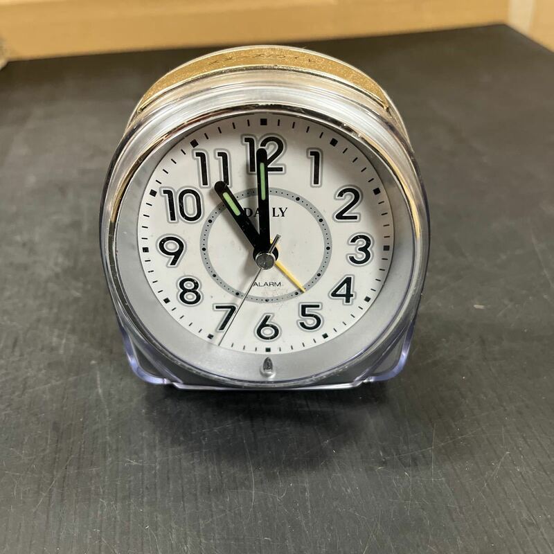 置き時計 時計 目覚まし時計 インテリア 中古品 汚れあり