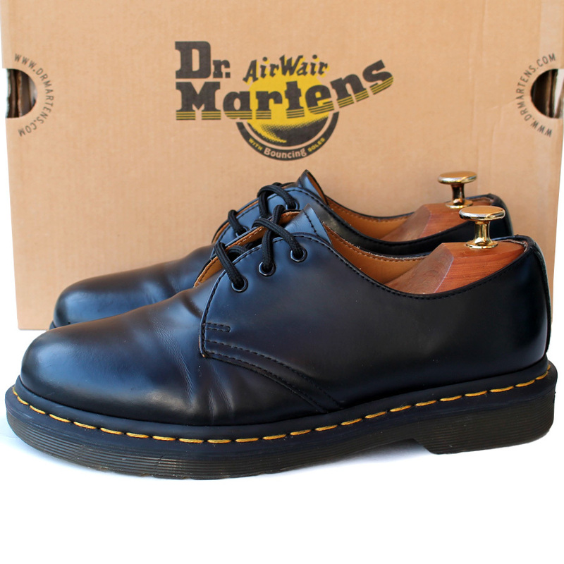 ★Dr.MARTENS ドクターマーチン★3ホールシューズ UK5＝24 1461 PW 3EYE SHOE ブラック オックスフォード fk i-631