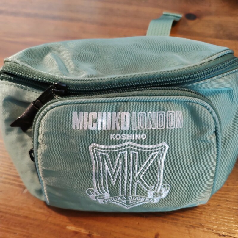 未使用品　90's ビンテージ　ミチコロンドン　ウエストバッグ　MICHIKO LONDON ウエストポーチ