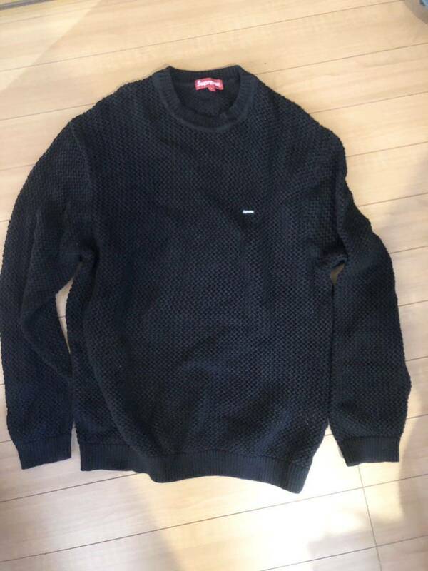 20aw supreme Textured Small Box Sweater シュプリーム ボックスロゴ セーター コットンニット サイズXL