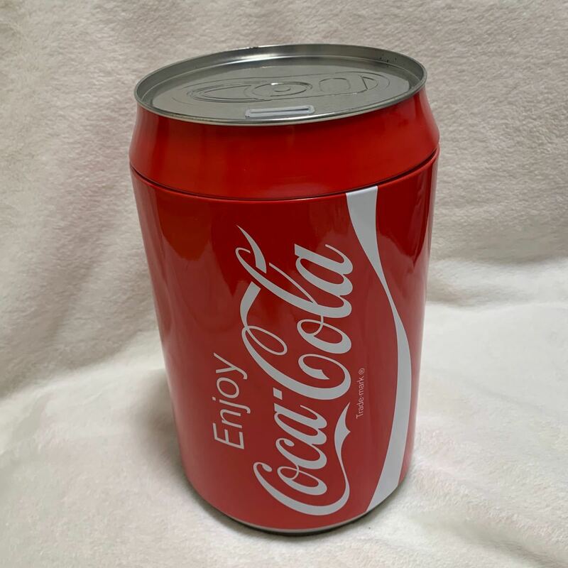 コカコーラ　ブリキ缶　バンク　貯金箱