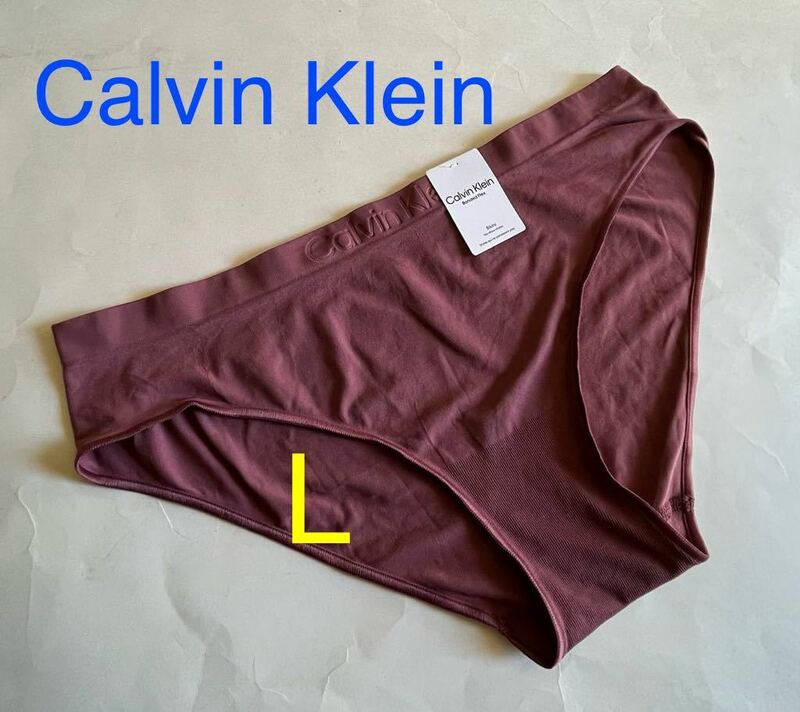 【送料無料】新品★1 Calvin Klein カルバンクライン ビキニ ショーツ L （日本サイズL～LL位）レンガ色 fe