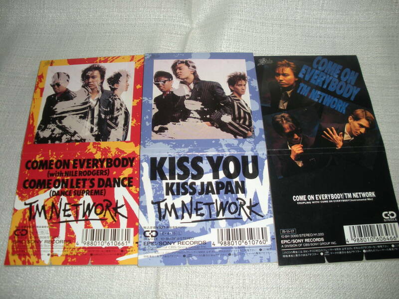 TMN・TM Network　シングルCD　Come On Everybody/Kiss You