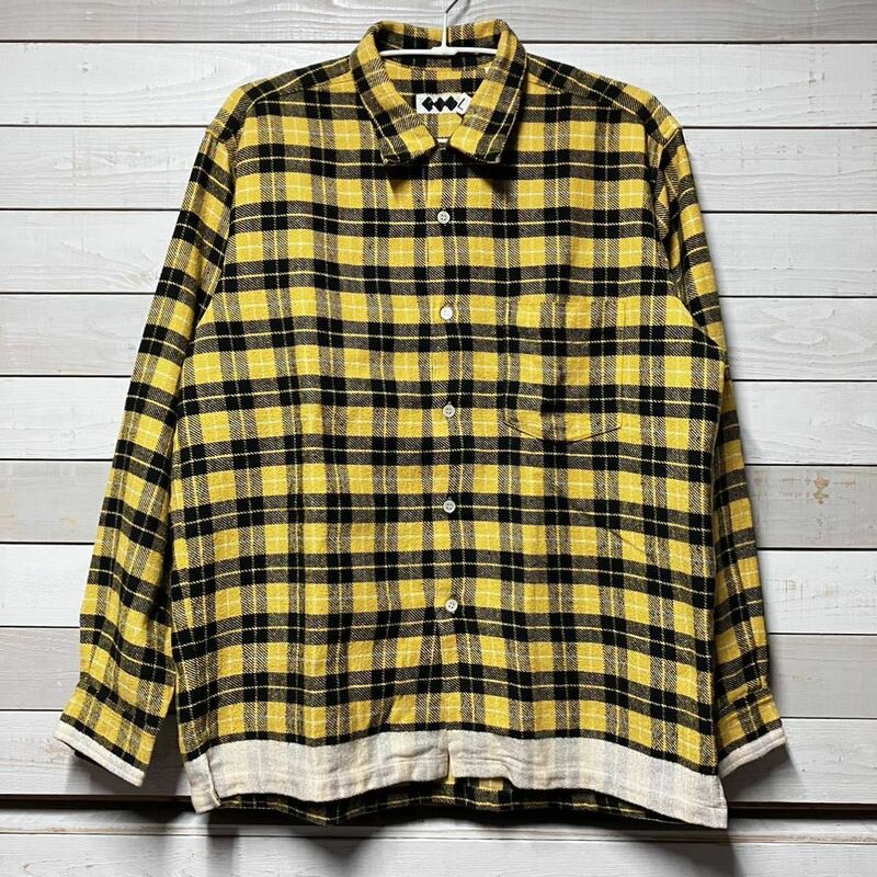 SIZE L FINESSE GOODENOUGH フィネス グッドイナフ ラインネル ネルシャツ チェック バッファロー シャツ