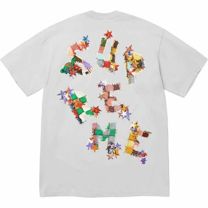 希少★新品本物【Cement★XXL】Patchwork Tee パッチワークロゴ バックプリント 胸フルロゴ 正規品 シュプリーム 限定入手困難 Supreme24SS