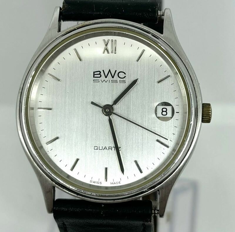 BWC スイス製 電池交換済み メンズ腕時計
