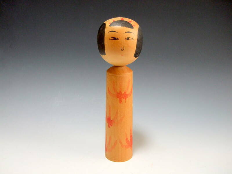 一関こけし 豊 宮本永吉 型 高さ約19cm その1 / Kokeshi doll 日本人形