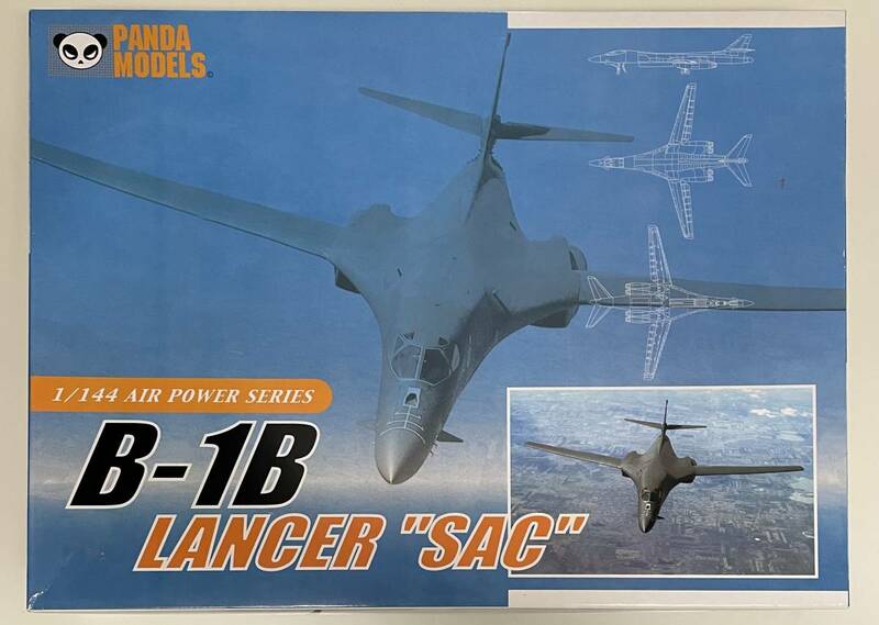送料510円〜 希少 未使用品 PANDA MODELS パンダモデル 1/144 B-1B LANCER SAC ランサー アメリカ空軍 戦略爆撃機 プラモデル②