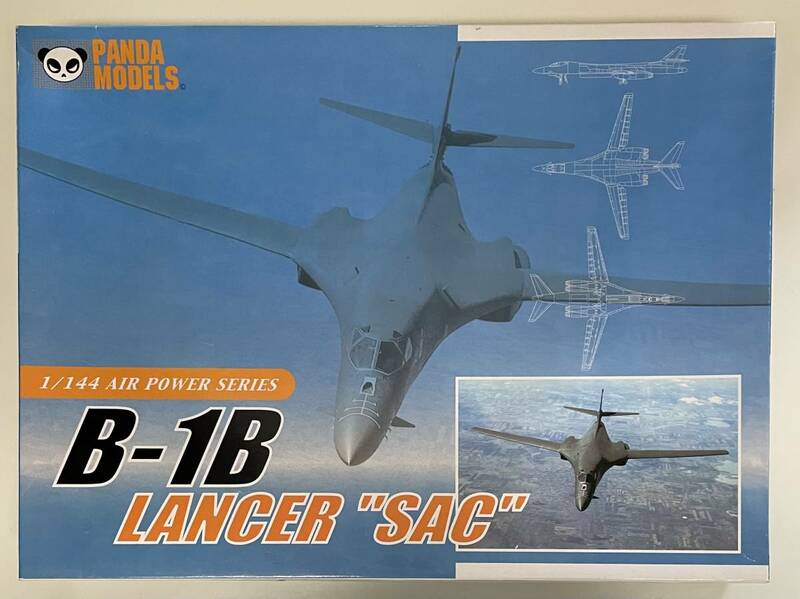 送料510円〜 希少 未使用品 PANDA MODELS パンダモデル 1/144 B-1B LANCER SAC ランサー アメリカ空軍 戦略爆撃機 プラモデル
