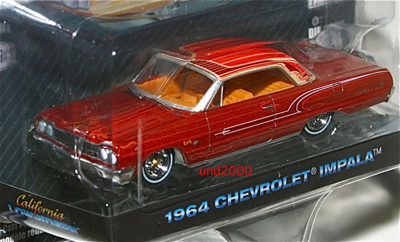 Greenlight 1/64 1964 Chevrolet Impala Continental Kit Lowrider シボレー インパラ ローライダー California Lowriders2 グリーンライト