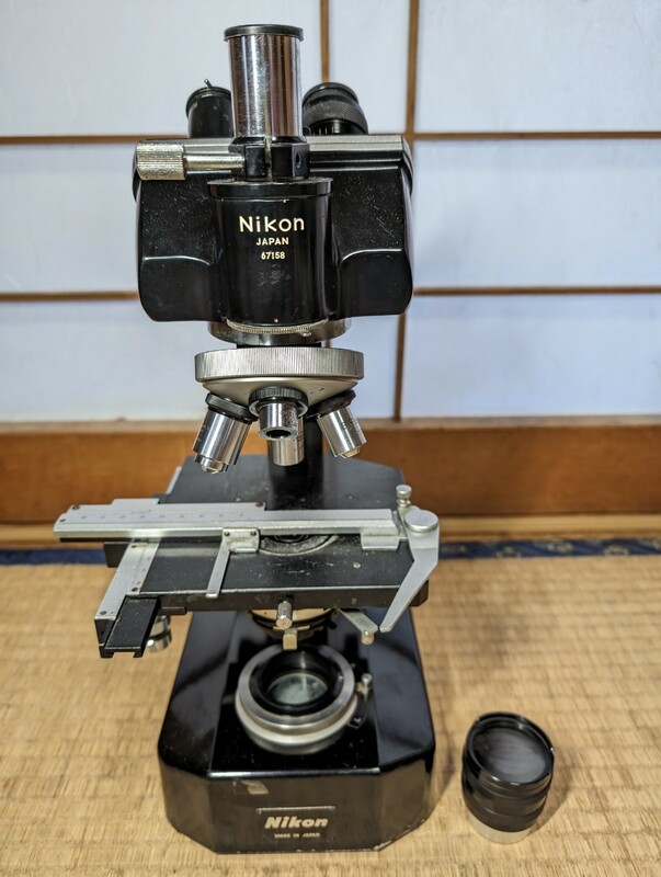 Nikon 顕微鏡 双眼顕微鏡 対物レンズ 付属 ジャンク 67158