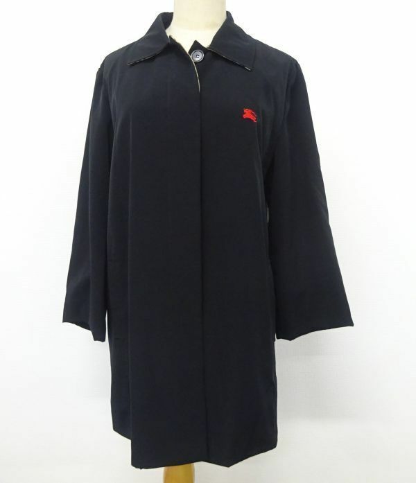 本物・中古　 バーバリー BURBERRY　 ポリエステル トレンチコート size　L　　18-78