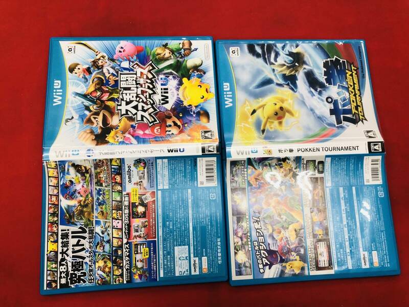 WiiU ポッ拳 POKKEN TOURNAMENT 大乱闘スマッシュブラザーズ 即落札！ セット