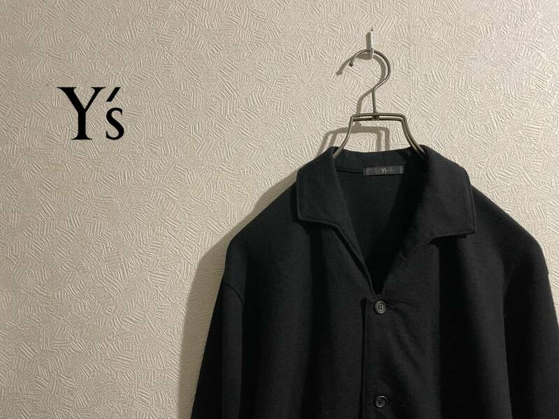 ◯ Vintage Y's Yohji Yamamoto ウール シャツ ジャケット / ワイズ ヨウジヤマモト ブラック 黒 Ladies Mens #Sirchive