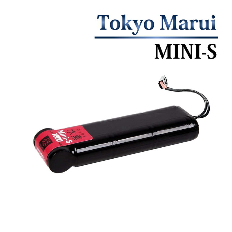 東京マルイ ミニS 互換バッテリー 次世代・従来電動ガン用 大容量 1800mAh MARUI AK74MN AKS74U M4A1