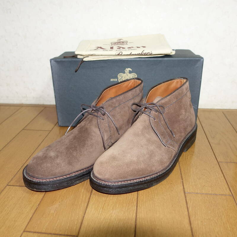 Alden スエードチャッカブーツ 1379 茶 8D