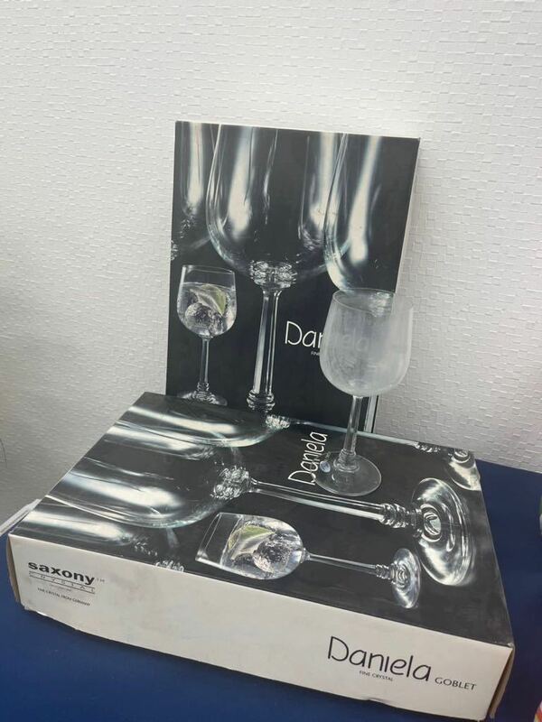 ワイングラス ワイングラスセット　オールド グラス ドイツ製クリスタル　アンティーク 12脚セット