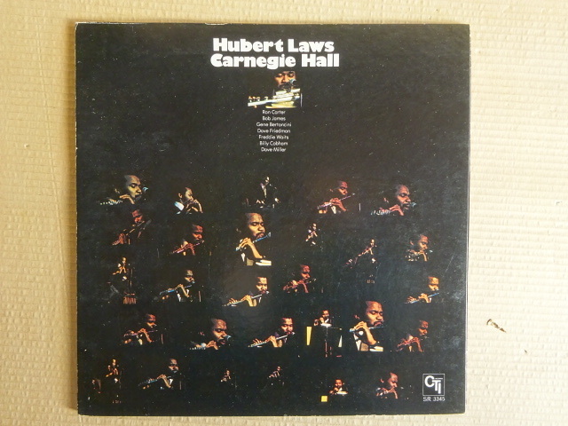 Hubert Laws Carnegie Hall カーネギー・ホールのヒューバート・ロウズ 1973 LPレコード ジャズ